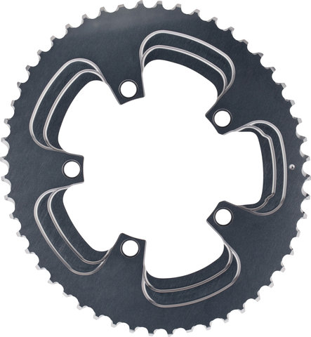absoluteBLACK Oval Road Silver Series Chainring for 110/5 BCD - grey/52 