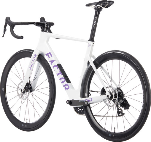 Factor MONZA Force PM Carbon Road Bike 28" - white-purple/28"/M/48 mm