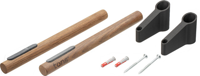 Tons Soporte de pared para bicicletas Tons - smoked oak