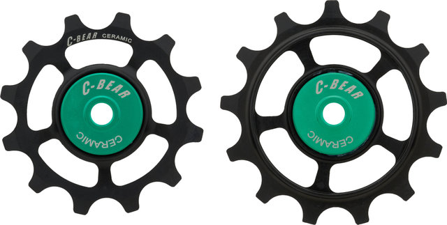 C-BEAR Schalträdchen OCM Shimano 11-fach / Ultegra 12-fach - schwarz/14 Zähne (Leitrolle), 16 Zähne (Spannrolle)