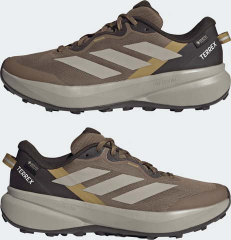 adidas Outdoor TERREX Tracefinder Plus GTX Trailrunning Schuhe - brooxi lbrown auco | 44