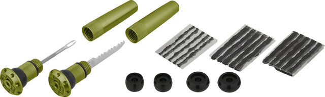 Muc-Off Kit de Réparation Stealth Tubeless Puncture Plug - green