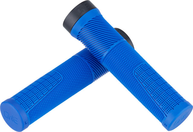 OneUp Components Thin Lock-On Lenkergriffe - blue/138 mm