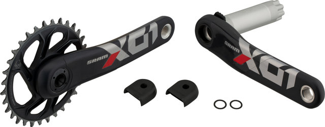 SRAM Juego de bielas X01 Eagle DUB DM 12 velocidades Carbon - lunar-oxy/170,0 mm