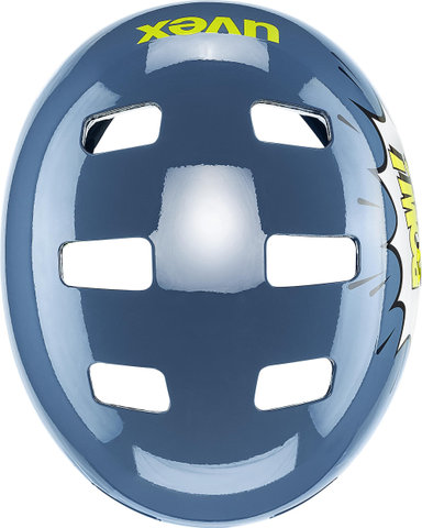 uvex kid 3 children's helmet - stone blue pow/51 - 55 cm