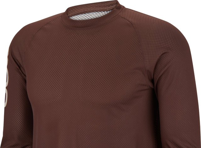 POC Maillot MTB Pure LS - axinite brown-hydrogen white/M