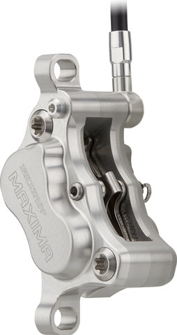 Trickstuff Maxima front+rear set disc brake with Beta high-pressure hose - silver-orange/Set/left/right (side-specific)