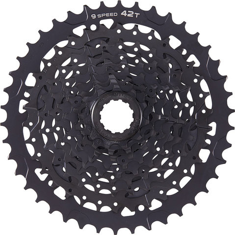 microSHIFT Advent H-Series 9-speed Cassette with Aluminum Sprocket - black/11-42