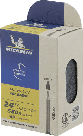 Michelin E3 Airstop Inner Tube for 24" - universal/33-490 to 46-507/Presta Valve (SV)/24 x 1.3-1.8 SV 48 mm/48 mm