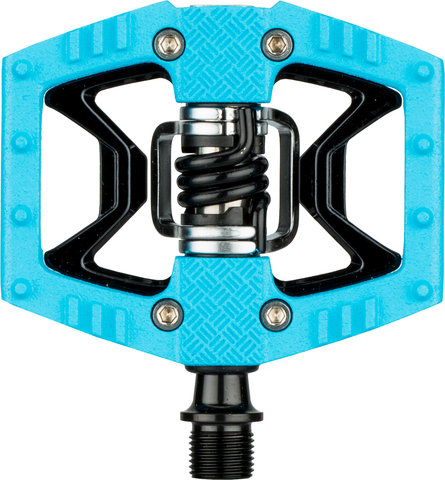crankbrothers Pedales de clip/plataforma Double Shot 2 - blue-black