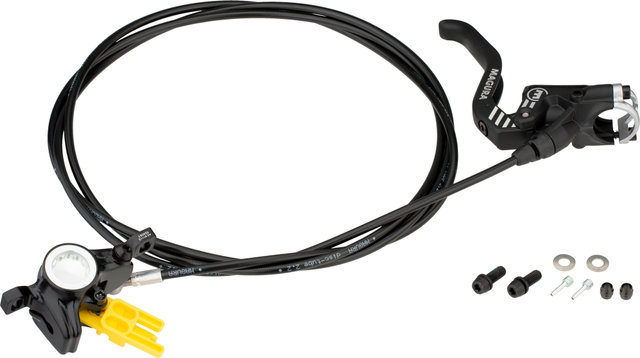 Magura MT4 eSTOP Carbotecture Disc Brake - polished black anodized/Set/Flip-Flop (non-side-specific)