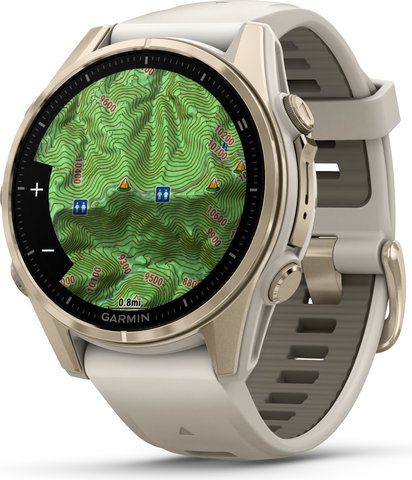 Garmin fēnix 8 AMOLED Sapphire GPS multisport smartwatch - mist gray-soft gold Garmin fēnix 8 AMOLED Sapphire GPS multisport smartwatch - mist gray-soft gold