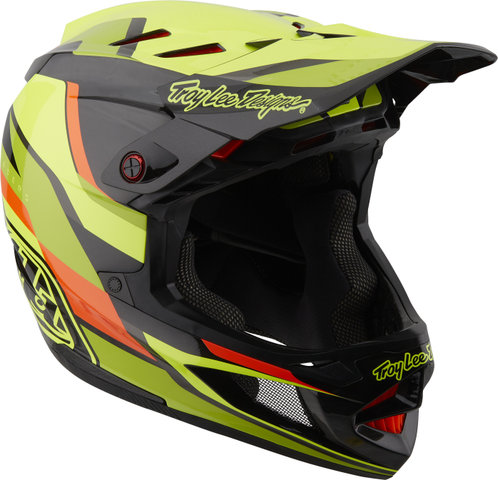 Troy Lee Designs D4 Carbon MIPS Helmet - omega black-yellow/57-58