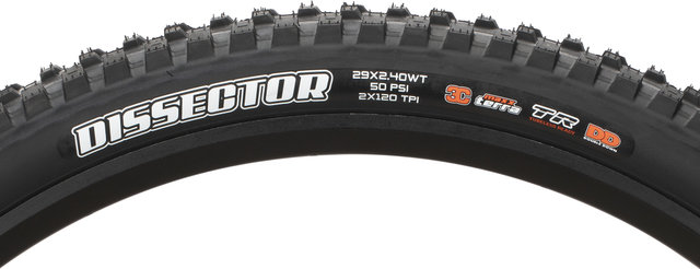 Maxxis Pneu Souple Dissector Gen.2 3C MaxxTerra DD WT TR 29" - black | 61-622 | 29 | 2.4 | 61 mm