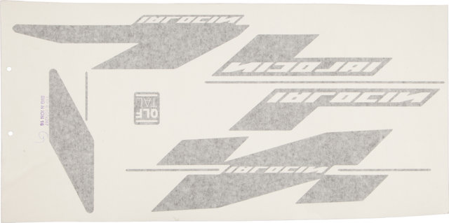 Nicolai Calcomanía Decal Big N para Ion 16 - negro brillante/universal