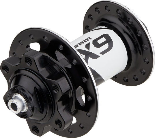 SRAM X9 Disc 6-bolt front hub - black/front wheel only/32/5 mm Quick Release