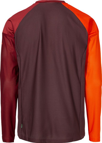 VAUDE T-shirt Moab LS pour hommes VI - dark oak/M