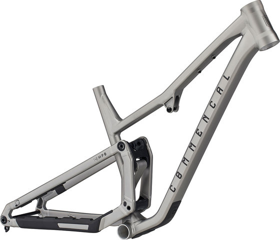COMMENCAL Cuadro T.E.M.P.O. 29" - silver/125 /L/12 mm Eje Pasante