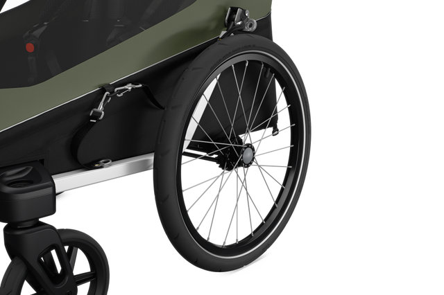 Thule Remolque para niños Courier - vintage green | 20"