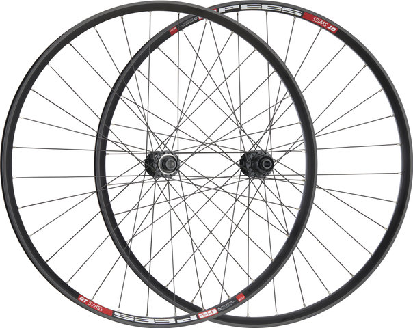 bc basic Set de Roues Mountain Deore Disc Center Lock DT Swiss 533D 29" Boost - schwarz | Shimano VTT | Boost | 148 mm | 110 mm | Boost | 29" | 110 mm | Shimano MTB | 110 mm | 148 mm