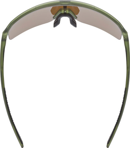 uvex ramp sports glasses - olive matt | mirror gold