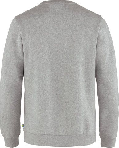 Fjällräven Logo Sweater Pullover - grey melange | S