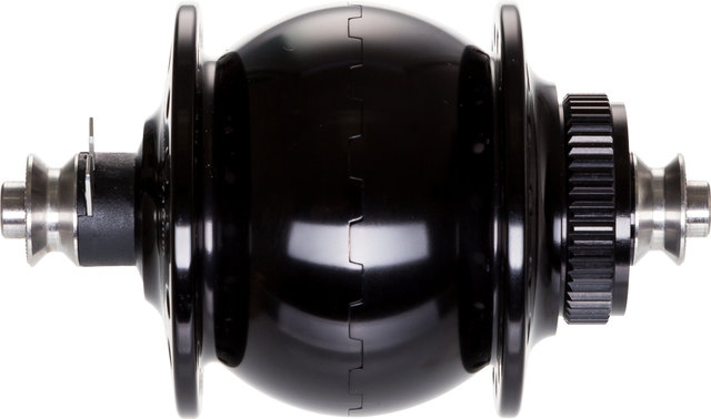 SON Deluxe Disc Center Lock Hub Dynamo - black/32 hole