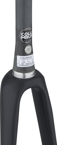 Columbus Horquilla de carbono Futura Disc - black mate/1 1/8" - 1,5" tapered/28"/100 mm/12 mm Eje Pasante/45 