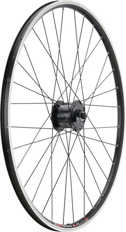 bc basic Set de Roues Urban Acera V-Brake DT Swiss 535 28" - noir | Set de 28" (avant 9x100 Dynamo + arrière 10x135) Shimano