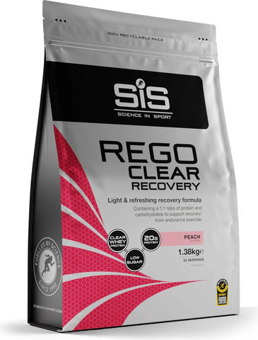 SIS Rego Clear Recovery polvo para bebidas, 1380 g - peach