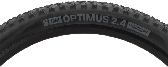 e*thirteen Cubierta plegable Optimus Endurance Trail 27,5" - stealth black/27.5 /62 /62-584/2.4 