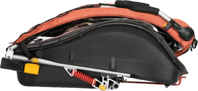 Burley Remolque infantil Cub X - sandstone red-grau | 20"