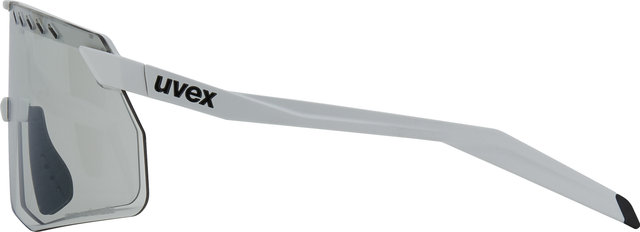 uvex pace stage S V Sportbrille - white matt/mirror green