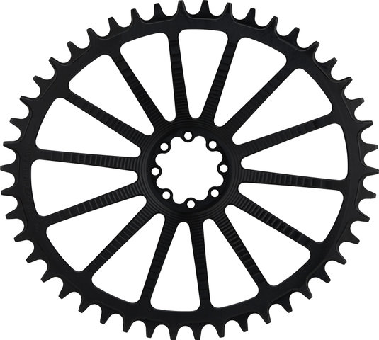Garbaruk Oval Chainring AXS Road/CX SRAM Direct Mount 8-Hole Single Speed - black/46 