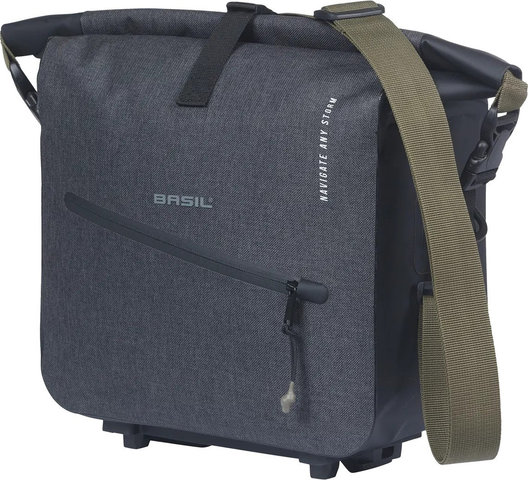 Basil Navigator Storm Gepäckträgertasche - schwarz/13 l