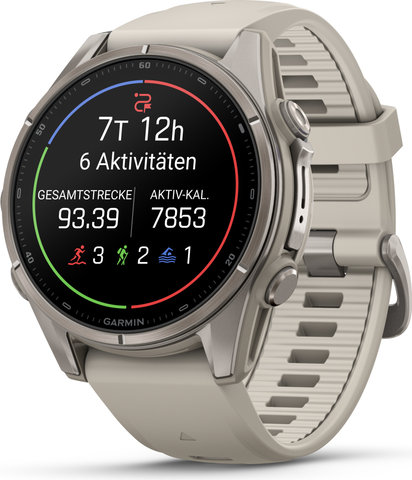 Garmin fēnix 9 AMOLED Sapphire DLC Titanium 43 mm Multisport Smartwatch - 