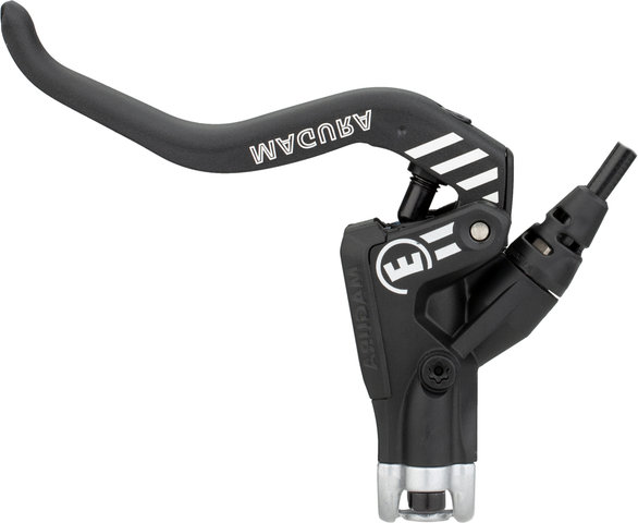 Magura Set de frenos de disco d+t MT4 eSTOP Carbotecture - polished black anodized/Set/Flip-Flop (no específico de lado)