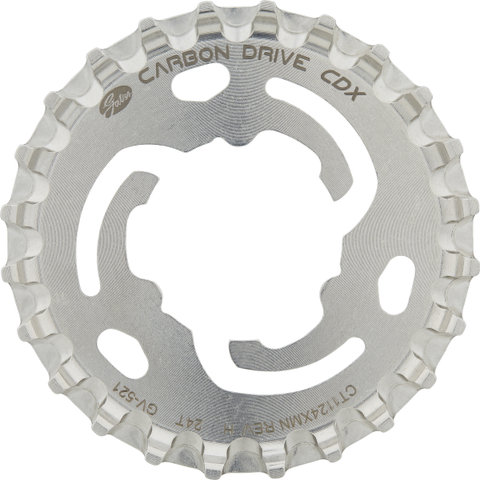 Gates CDX Hintere Riemenscheibe 3-Nocken SureFit Shimano / SRAM - silber/24 Z
