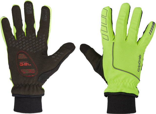 GripGrab Windster Hi-Vis Windproof Winter Ganzfinger-Handschuhe - yellow hi-vis/M GripGrab Windster Hi-Vis Windproof Winter Ganzfinger-Handschuhe - yellow hi-vis/M