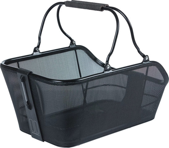 Basil Cento Tech Fibre Northern Light Bicycle Basket - black