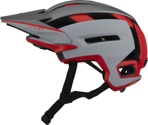 Bell Super Air R MIPS Helmet - matte gray-red/55 - 59 cm