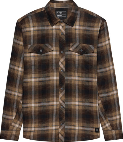 Fox Head Survivalist Stretch Flannel Shirt - brown sugar | S