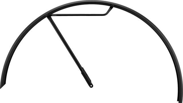 Hebie Set de guardabarros con portaequipajes integrado Alumee RD + RT - negro/52 mm / 28"