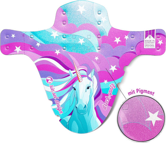rie:sel design dreck:spatz Kids Mudguard Schutzblech - unicorn