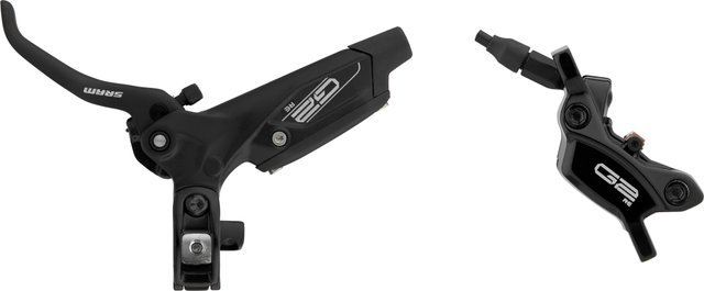 SRAM Freno de disco G2 RE - gloss black/Rueda delantera/Flip-Flop (no específico de lado)