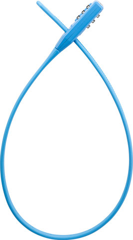 Kryptonite Candado de cable con combinación de cierre rápido - azul | 45 cm