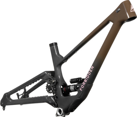 FORBIDDEN Kit de Cuadro Druid V2 Carbon 29" - chocolate starfish | XL | 29"