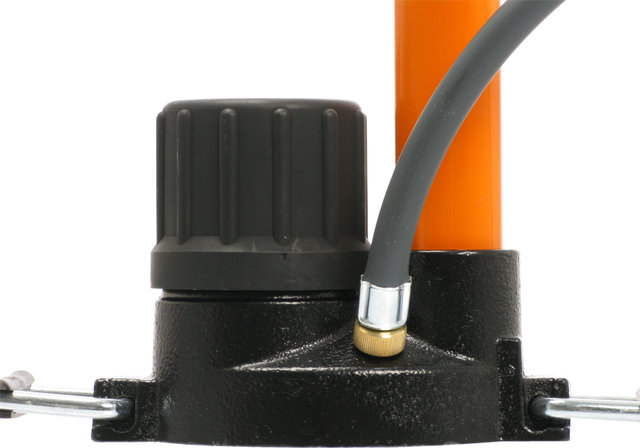 SKS Rennkompressor Floor Pump with E.V.A. Head - orange