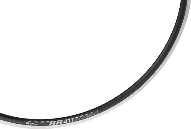 DT Swiss RR 411 Road Felge - schwarz/28/28"