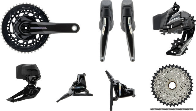 SRAM Grupo Force D2 AXS HRD FM 2x12 velocidades 33-46 - iridescent/175,0 mm/Soldadura/SRAM XDR/10-36/SRAM XDR/sans
